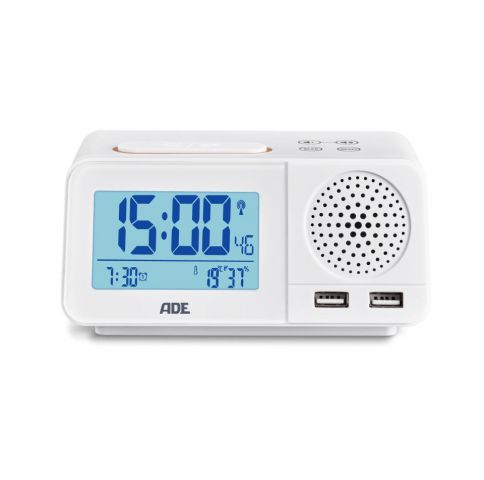 Reloj despertador digital c/alarma y radio