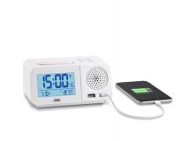 Reloj despertador digital c/alarma y radio