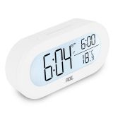 Reloj alarma c/termómetro