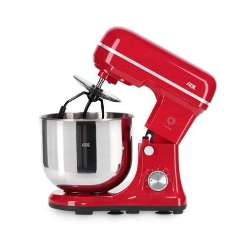 Procesador de alimentos y maquina amasadora- roja