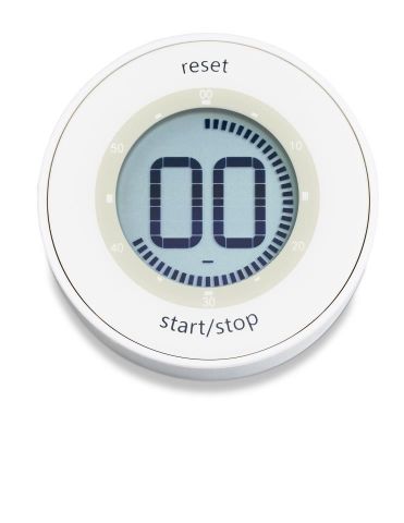 Temporizador cocina digital redondo WHITE