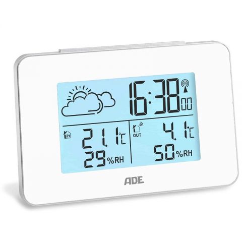 Estación meteorológica c/sensor inalam. blanca