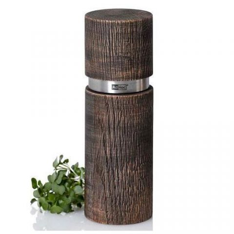 Molinillo madera osc. sal - pimienta  TEXTURA 15cm