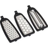 Anysharp Rallador pequeño 3en1 negro