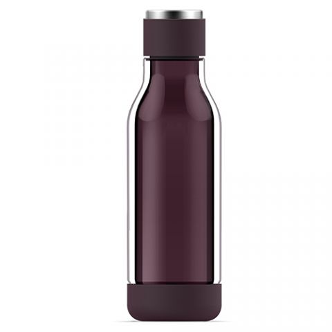 Botella vidrio INNER PEACE 500ml- burgundy