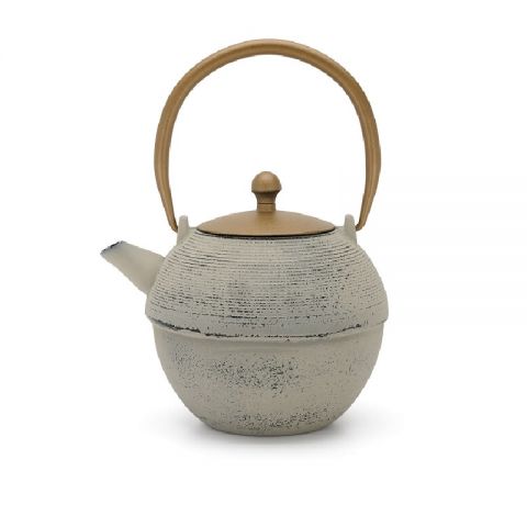 Tetera 1,2L. SAKURA gris-dorado