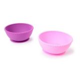 Set 2 bowl silicona rosa-violeta