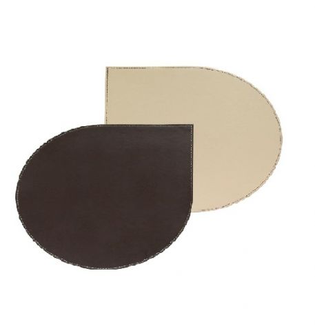 Mantel individual petalo choco-crema 30x40cm