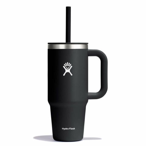 Taza c/pajita flexible 0,70L BLACK