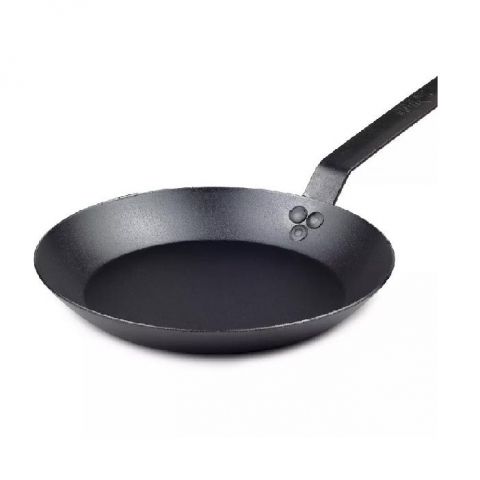 Sartén acero carbono curado 25cm