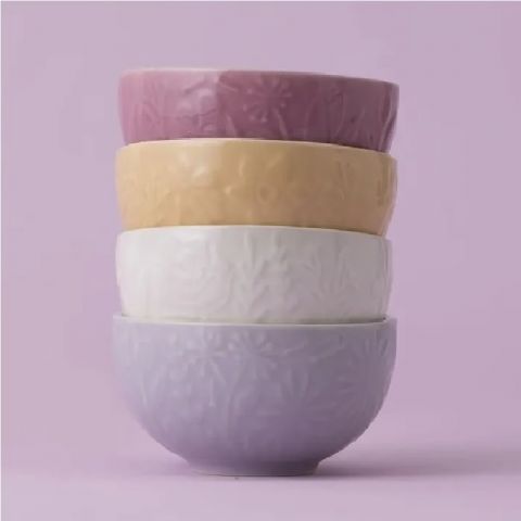 Juego 4 bols gres 10cm 175ml IN THE MEADOW