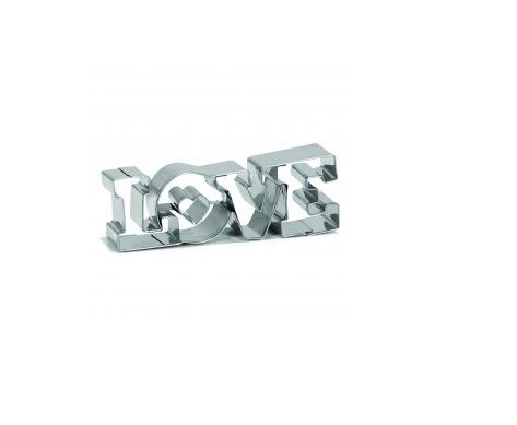 Cortador galletas inox. LOVE- 11cm