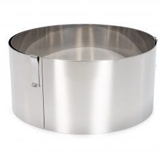 Aro tarta acero inox. extensible 18-30cm