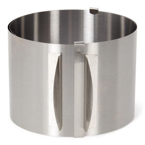 Aro ajustable inox con cierre 16-29 cm.,h.7cm.