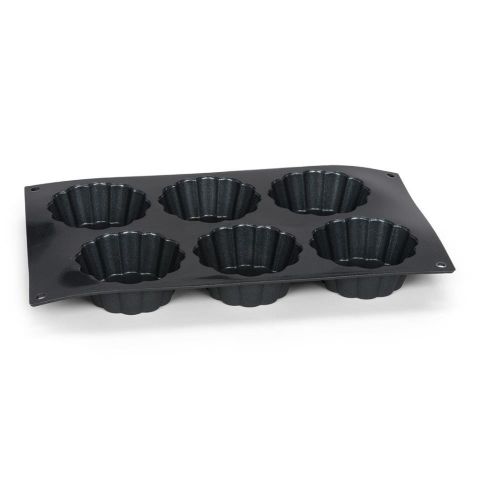 Molde Muffin 6 u. cannale  30x17 cm