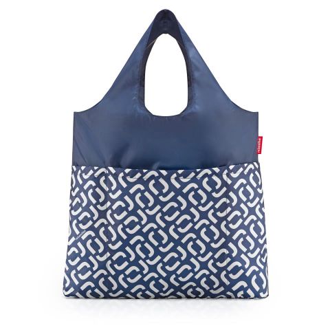 Bolsa compra mini maxi shopper plus signature navy