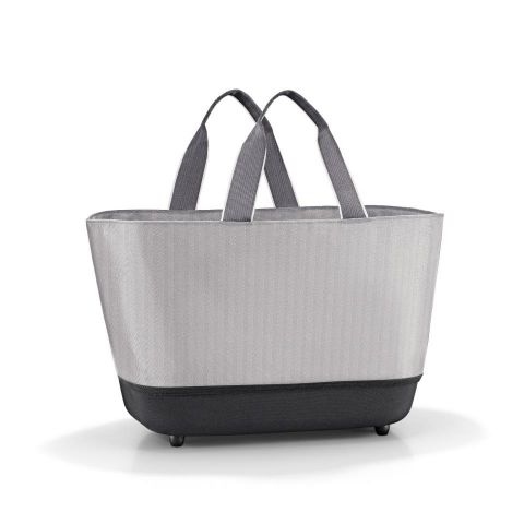 Bolsa compra shoppingbasket herringbone grey