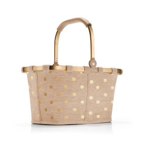 Carrybag XS metallic dots coffee