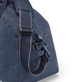 Bolsa viaje overnighter herringbone dark blue