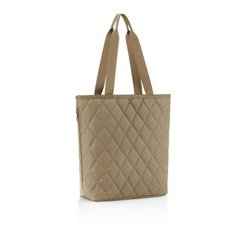 Classic shopper M rhombus olive