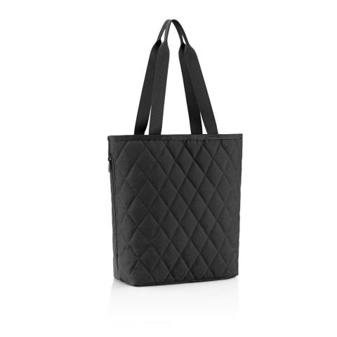 Classic shopper M rhombus black