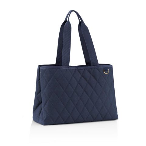 Classic shopper L rhombus midnight gold