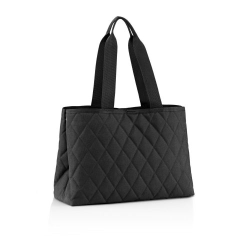 Classic shopper L rhombus black