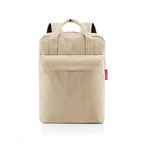 Mochila allday backpack M cord sand