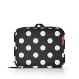 Carro compra plegable dots white