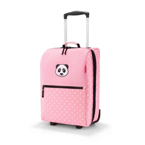 Maleta trolley XS panda dots pink