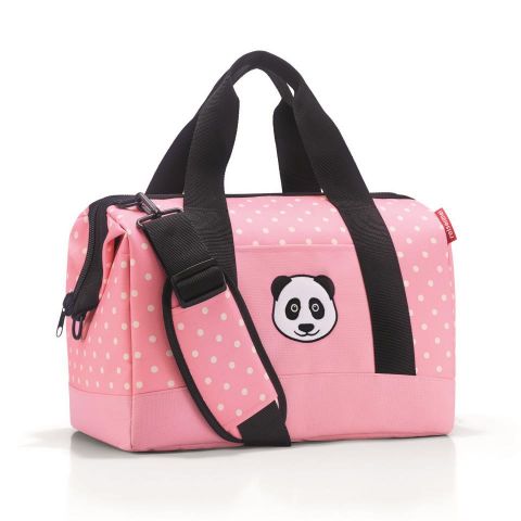 Bolsa de viaje kids M panda dots pink
