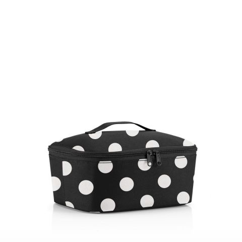 Bolsa térmica alimentos M dots white