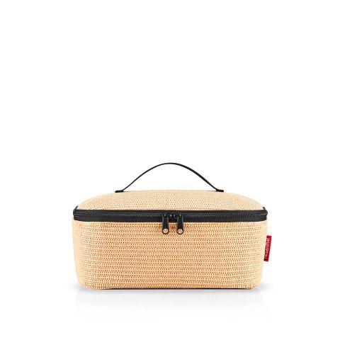 Bolsa térmica alimentos M raffia black