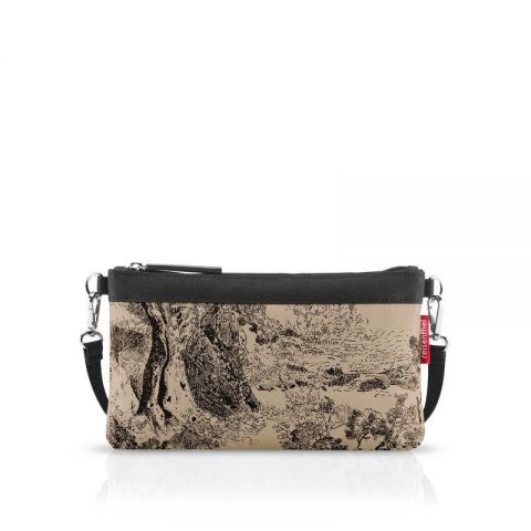 Mini bolso jacquard brown