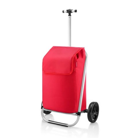 Shopping trolley red