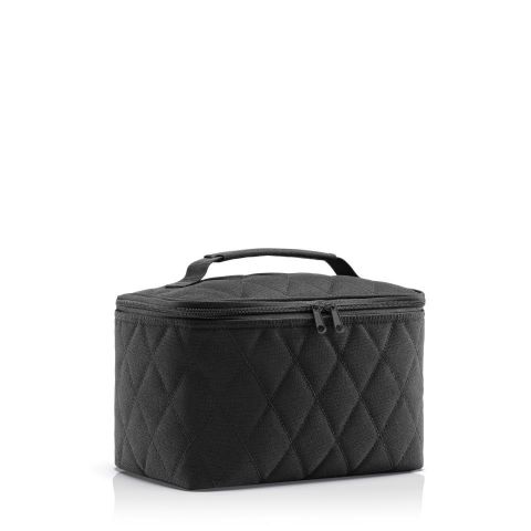 Cosmetic case rhombus black