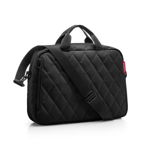 Notebook bag rhombus black