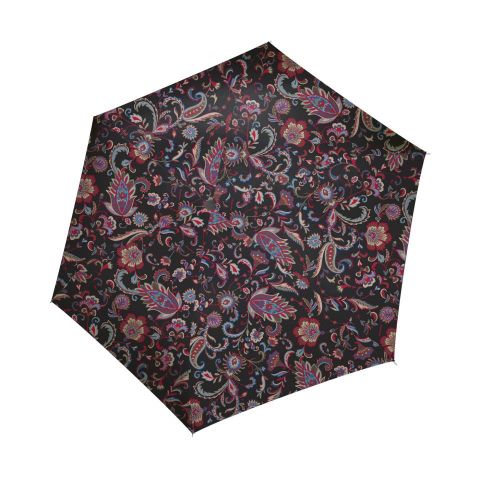 Umbrella pocket mini paisley black