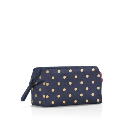 Neceser viaje metallic dots blue