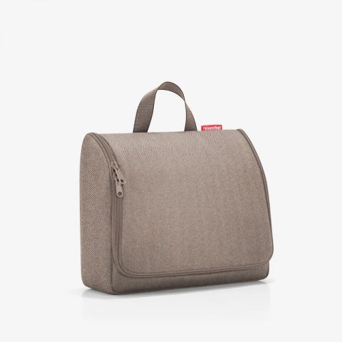 toiletbag XL herringbone mokka