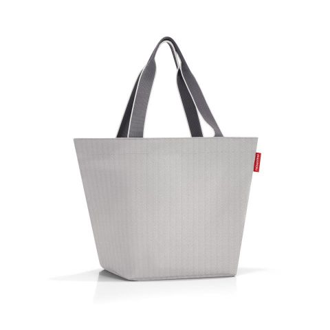 Bolsa compra M herringbone grey