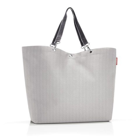 Bolsa compra XL herringbone grey