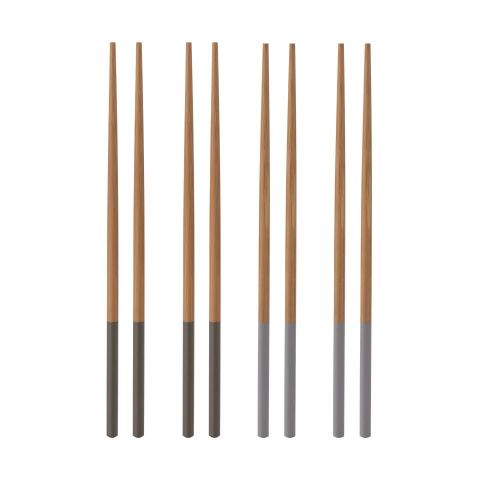 Set palillos bamboo 4 pares 24cm