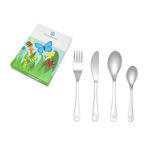 Cubiertos infantiles inox-AMIGOS ANIMALES (4pz)