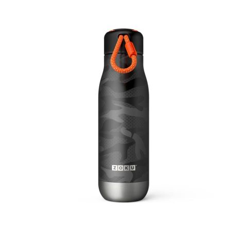 Botella-termo ZOKU  Inox. 500ml-black camo.