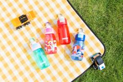 Botella ZOKU flip niños 465ml- lisa turquesa
