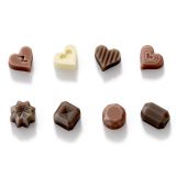 Molde Diamantes/Corazones chocolate (Set 2)