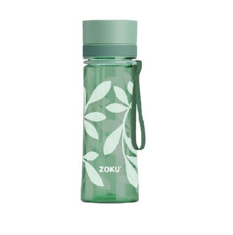 Botella ZOKU 400mL- Green Leaf