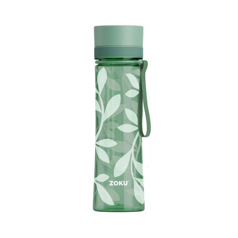 Botella ZOKU 600mL- Green Leaf